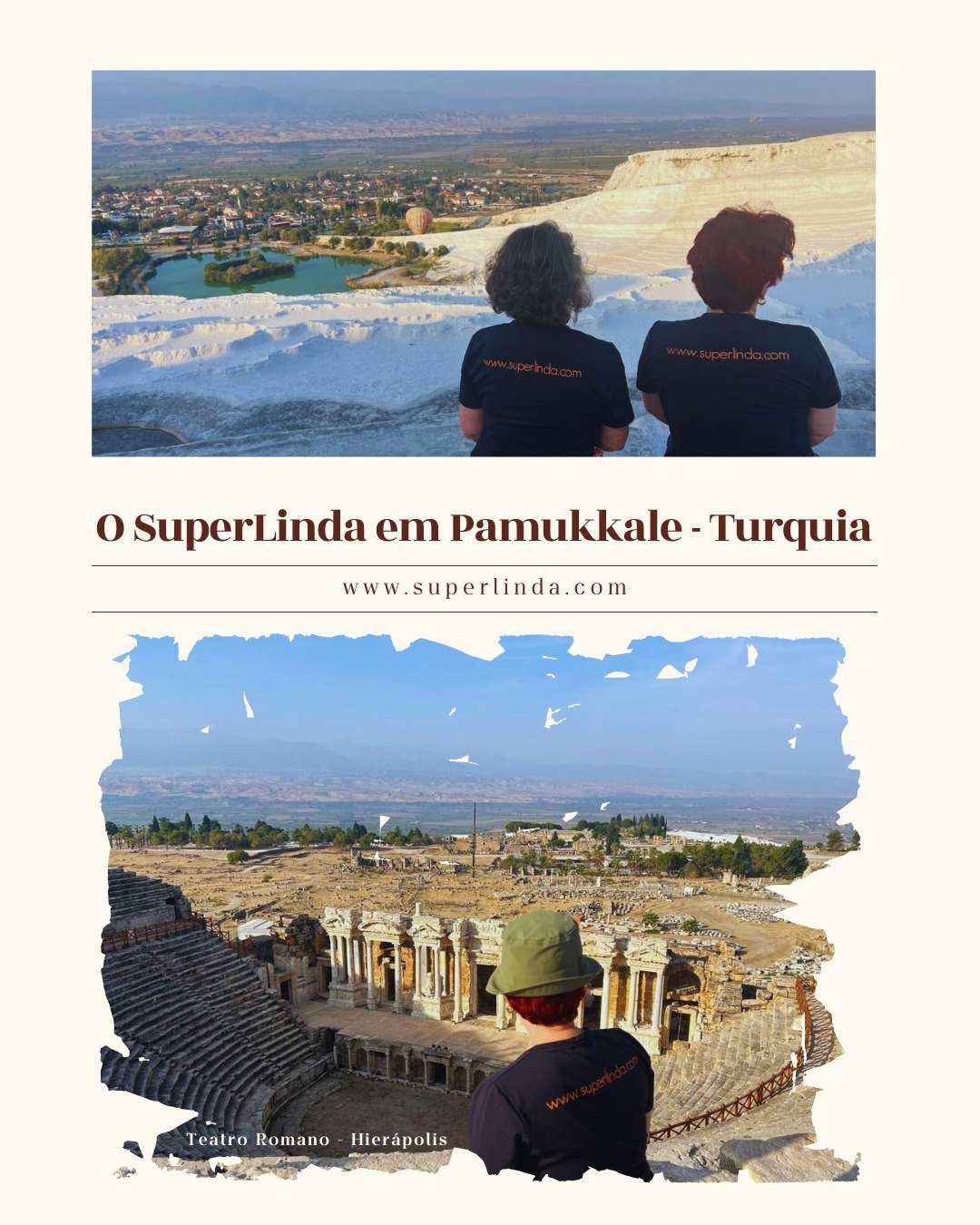 O SuperLinda em Pamukkale – Turquia